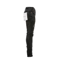 Purple Brand Denim P001 Black Big Knee Blowout Jean