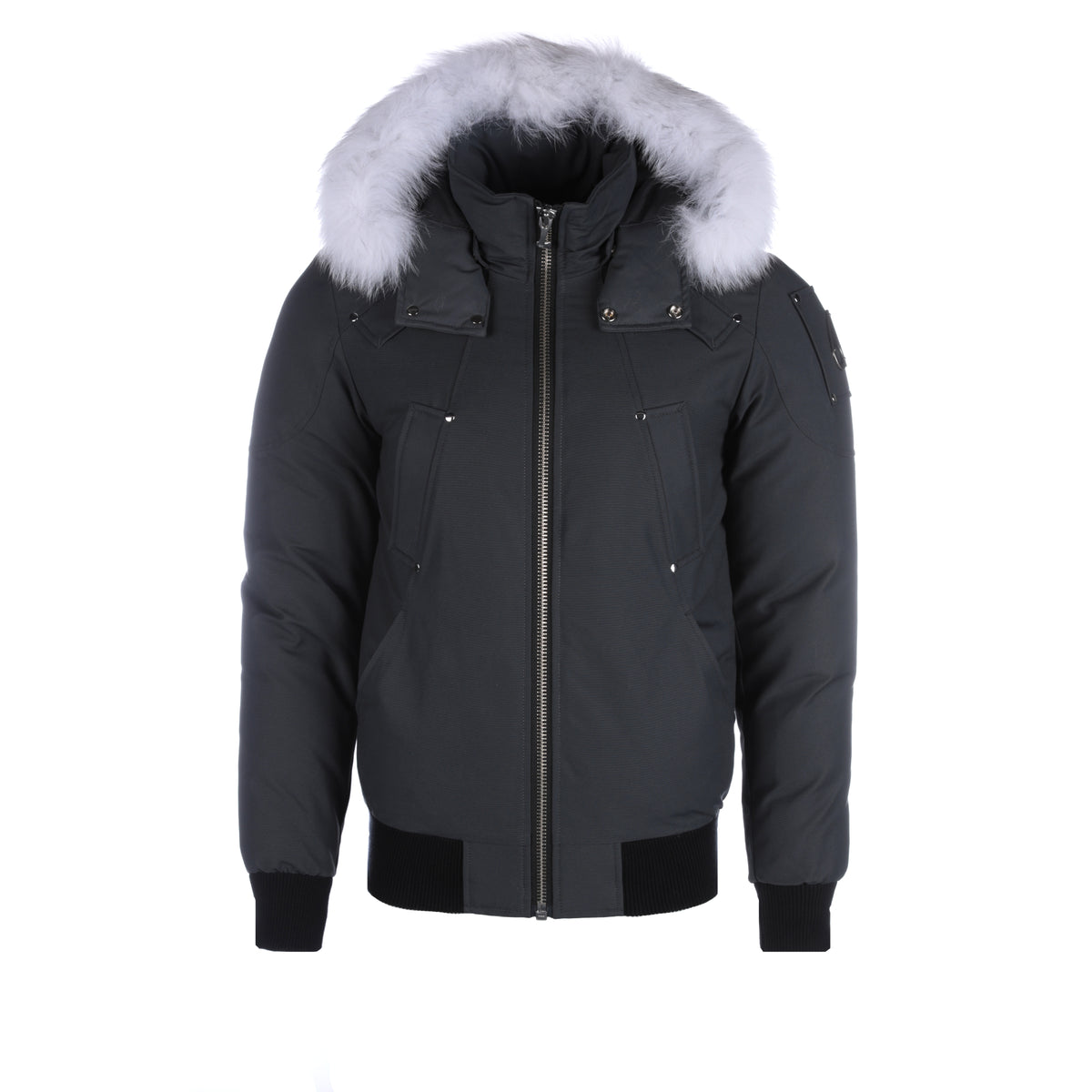 Moose Knuckles Ballistic Men's Bomber Jacket Granite