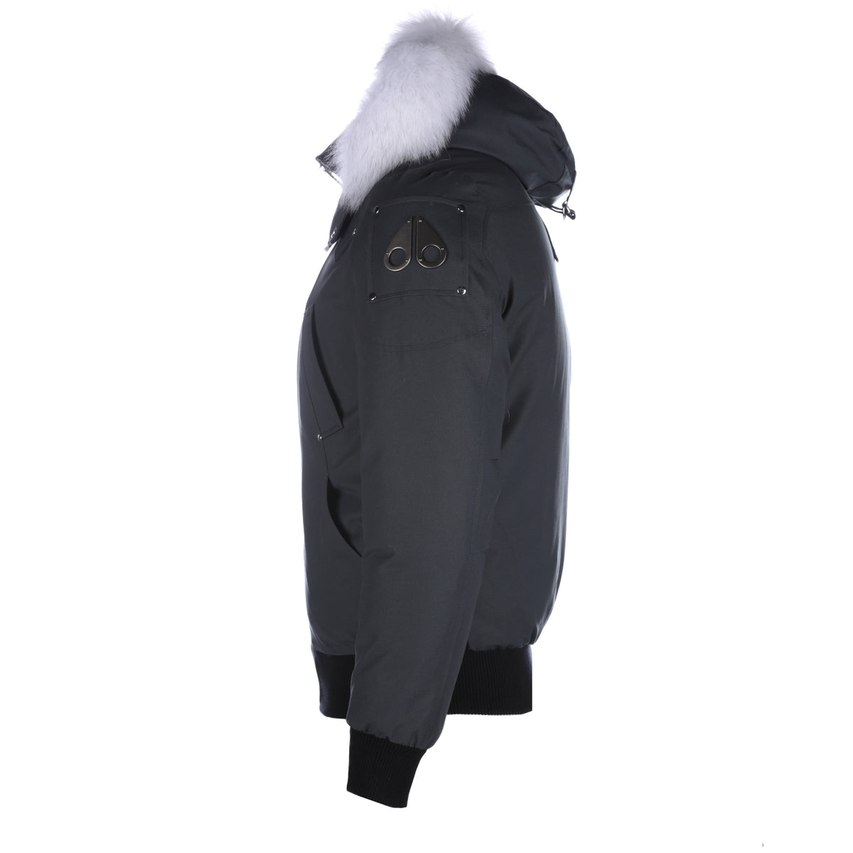 Moose Knuckles Ballistic Men's Bomber Jacket Granite