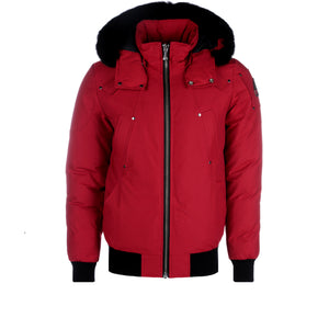 Moose Knuckles Ballistic Men's Bomber Jacket Red