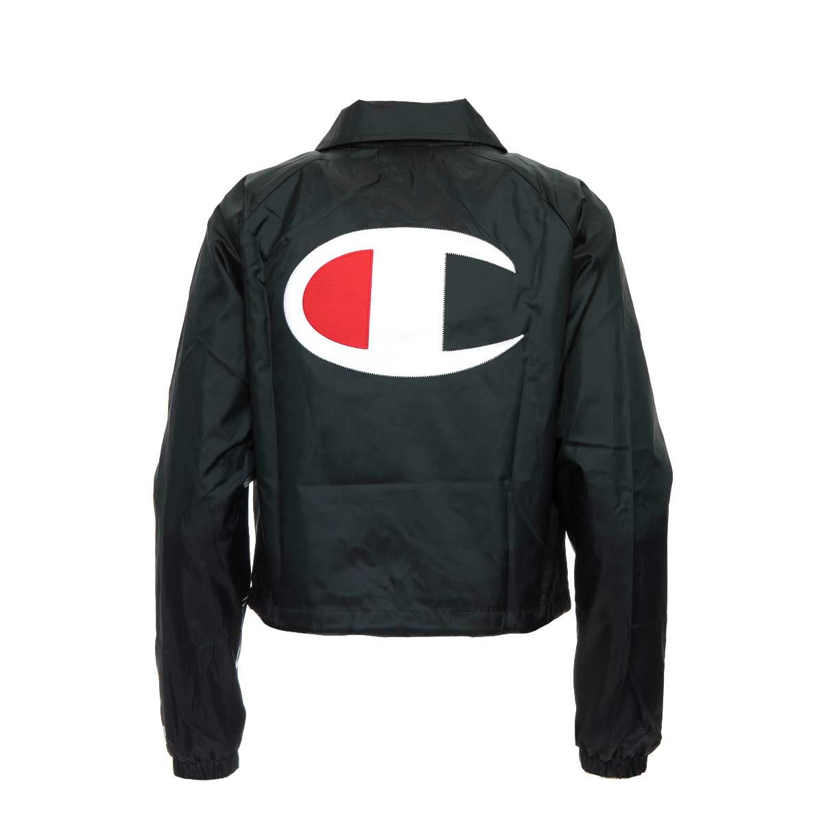 Champion Cropped Coaches Jacket Black