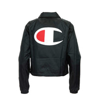 Champion Cropped Coaches Jacket Black