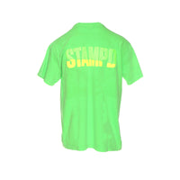 Stampd Split Men's Crewneck Tee Neon Green