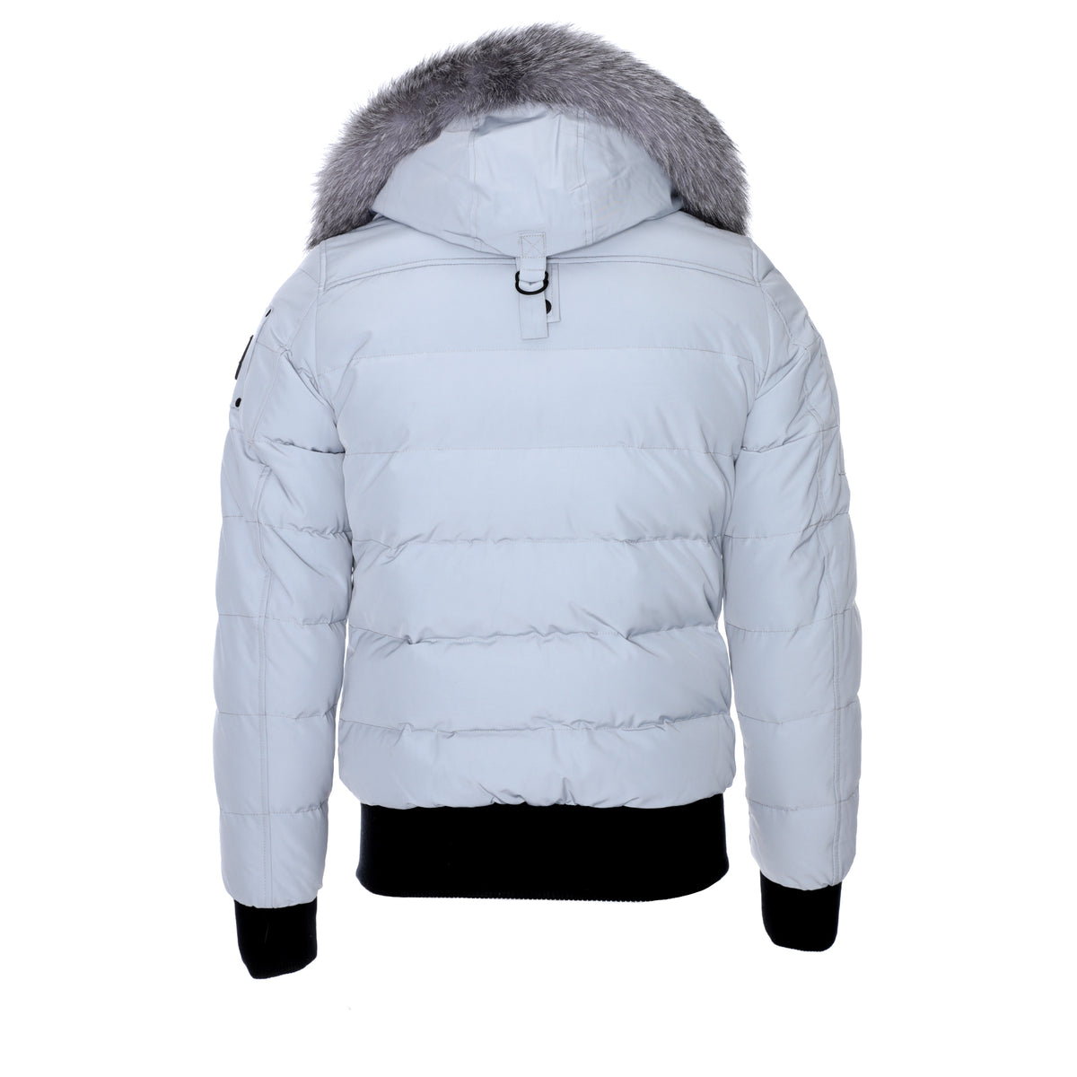 Moose Knuckles Scotch Town Bomber Men's Jacket Birch Grey