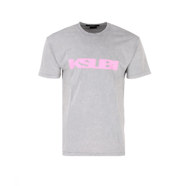 Ksubi Scott Biggie SS Grey Marble Men's Graphic Tee - SIZE Boutique
