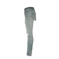 Purple Brand P001 Black Indigo Printed Men's Designer Jeans