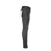 Purple Brand P001 Black Indigo Printed Men's Designer Jeans