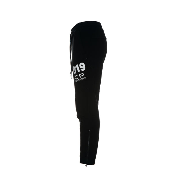 C.P. Company Diagonal Fleece Men's Sweatpants Black