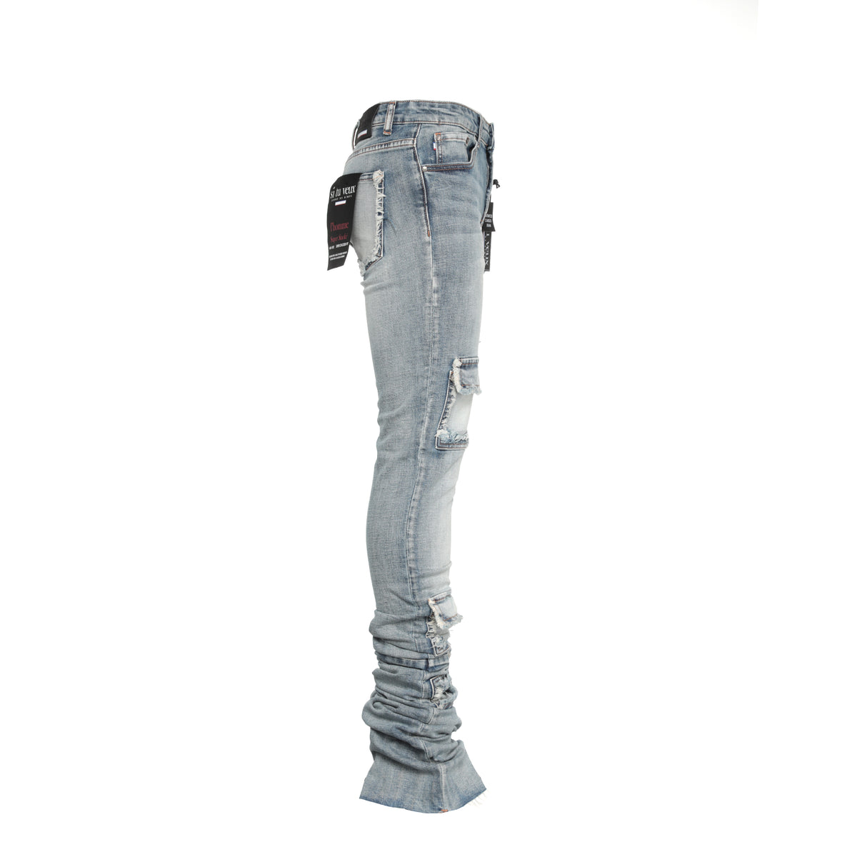 Si Tu Veux Brutini 2.0 Super Stacked Men's Jeans - SIZE Boutique