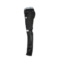 RtA Brand Bryant Black Coated Men's Designer Jeans