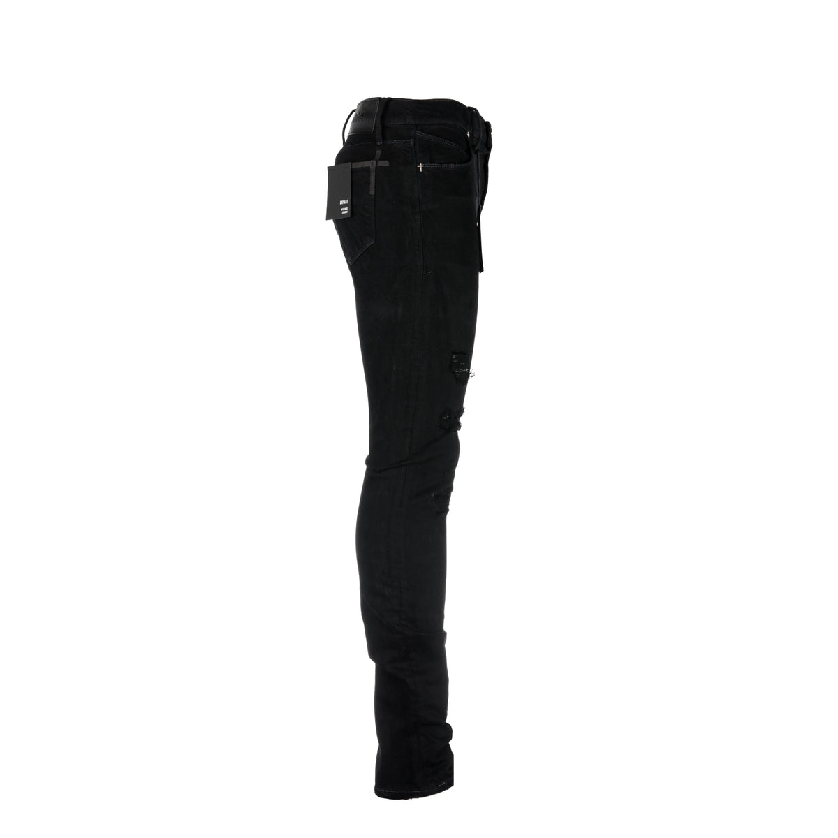 RtA Brand Bryant Blue Black Men's Designer Jeans