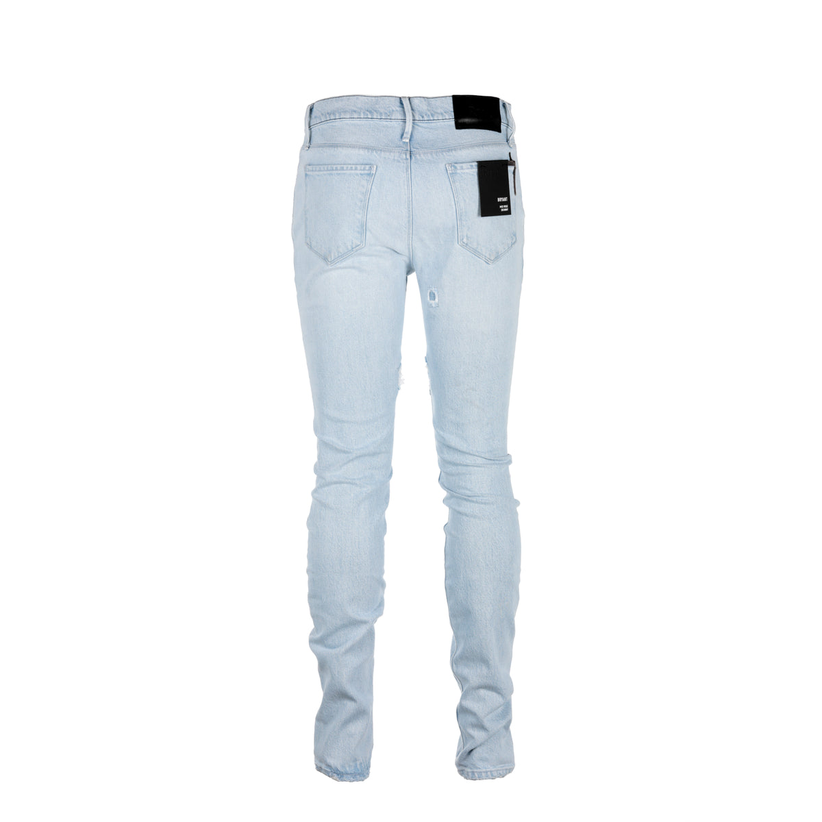 RtA Brand Bryant Light Blue Logo Men's Designer Jeans