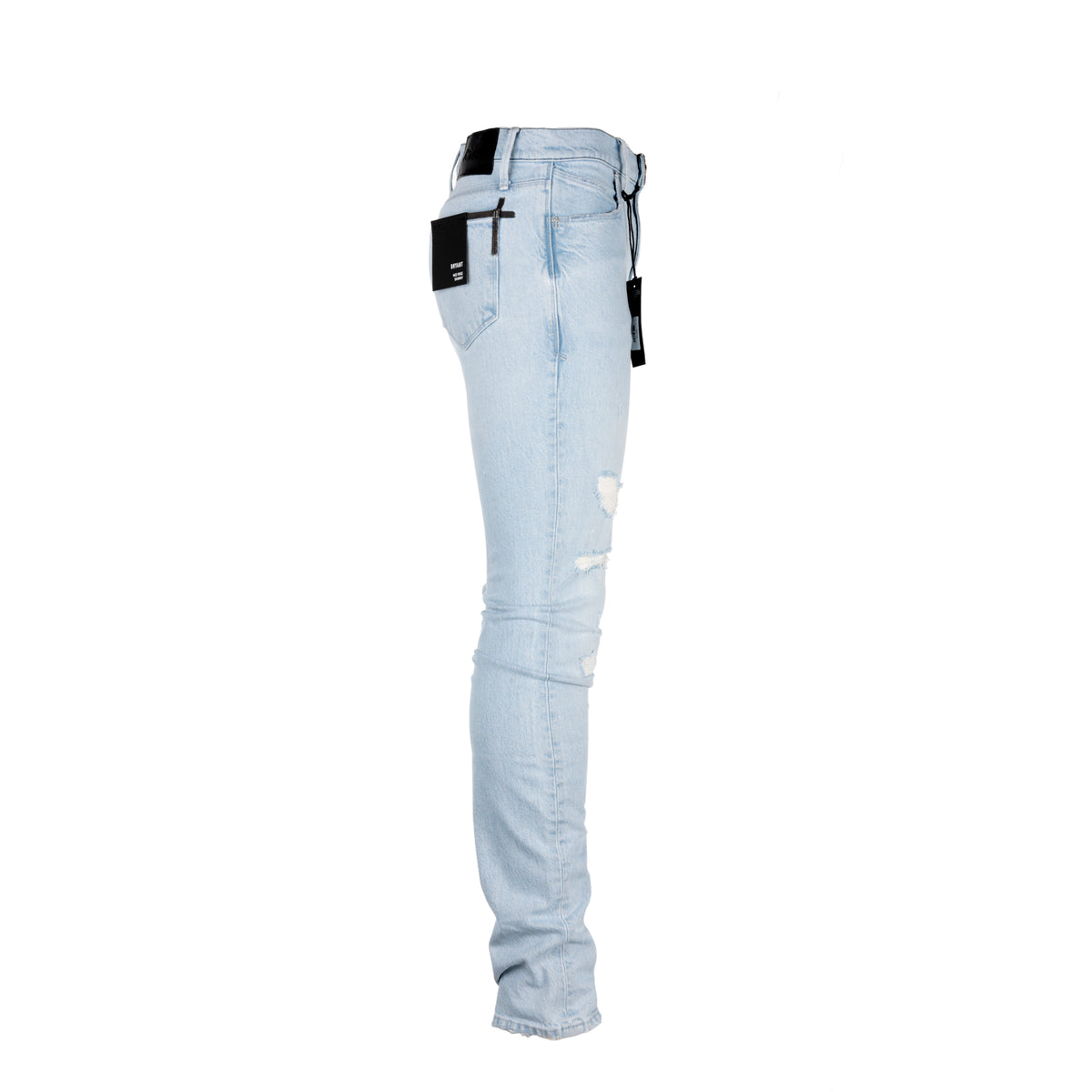 RtA Brand Bryant Light Blue Logo Men's Designer Jeans