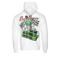 Rip n Repair Seoul Taxi Unisex Graphic Hoodie White