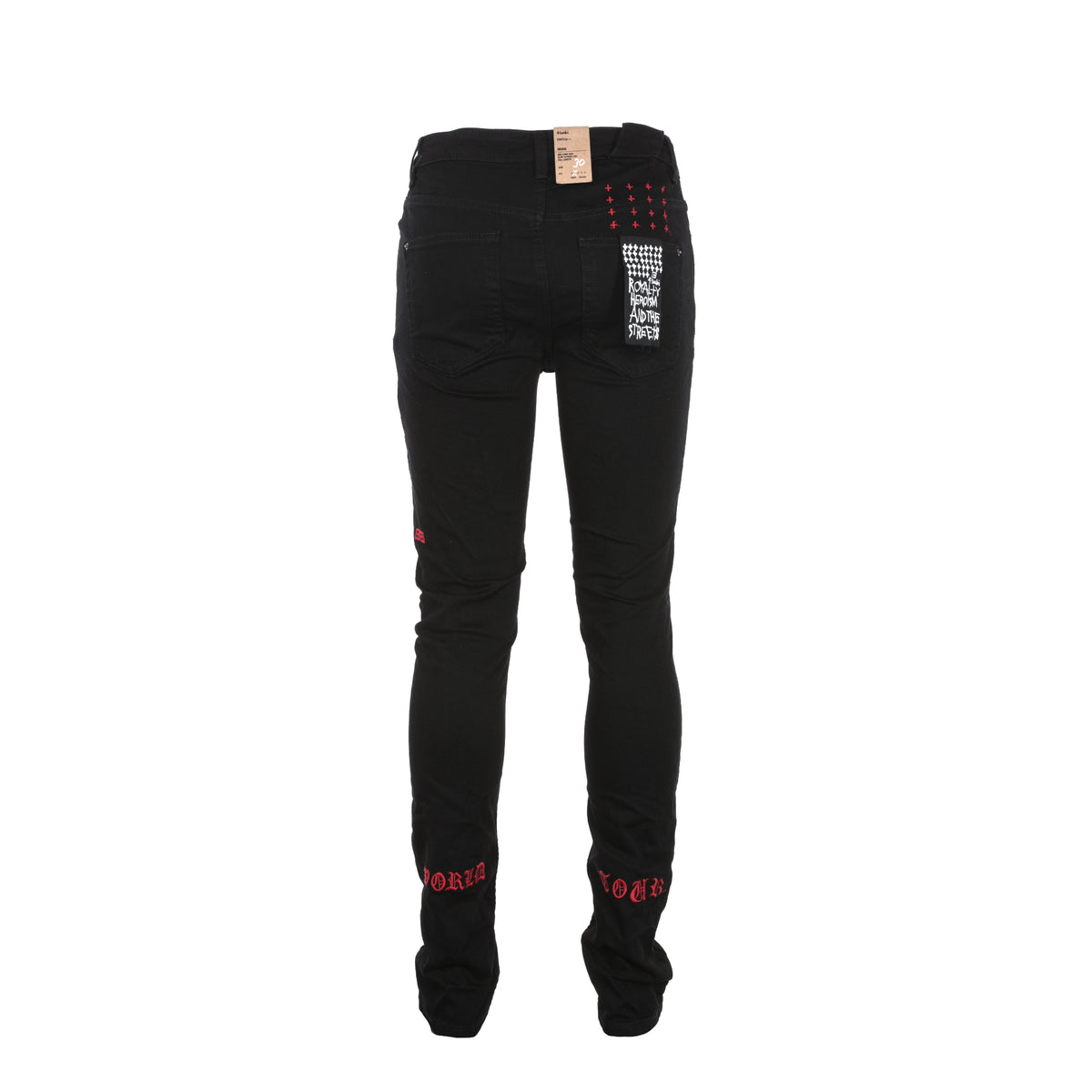 Ksubi Chitch Devil Men's Designer Jeans Jet Black