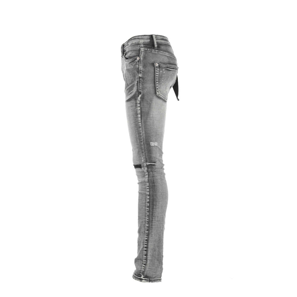 Ksubi Chitch Hypnotize Trashed Men's Designer Skinny Jeans Worn Black