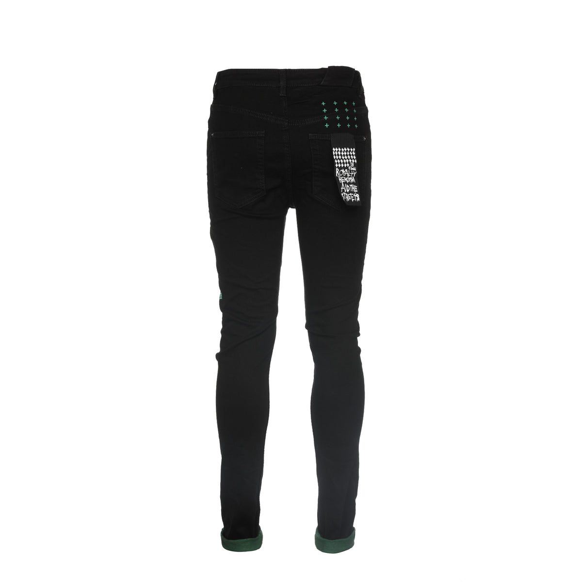 Ksubi Chitch Roll Up Green Men's Skinny Jean Black - SIZE Boutique