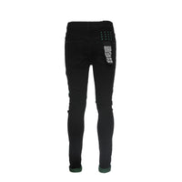 Ksubi Chitch Roll Up Green Men's Skinny Jean Black - SIZE Boutique
