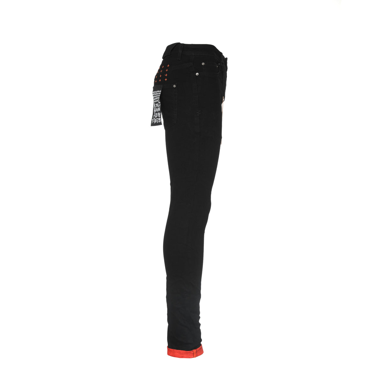 Ksubi Chitch Roll Up Orange Men's Skinny Jeans - SIZE Boutique
