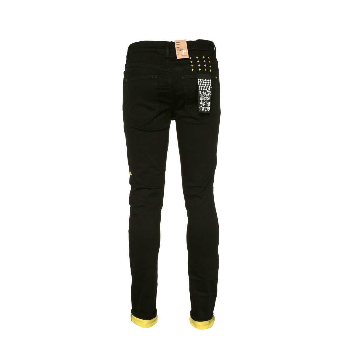 Ksubi Chitch Roll Up Yellow Men's Skinny Jeans - SIZE Boutique