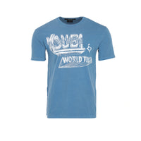 Ksubi Cities Kash Men's Graphic SS T-Shirt Blue