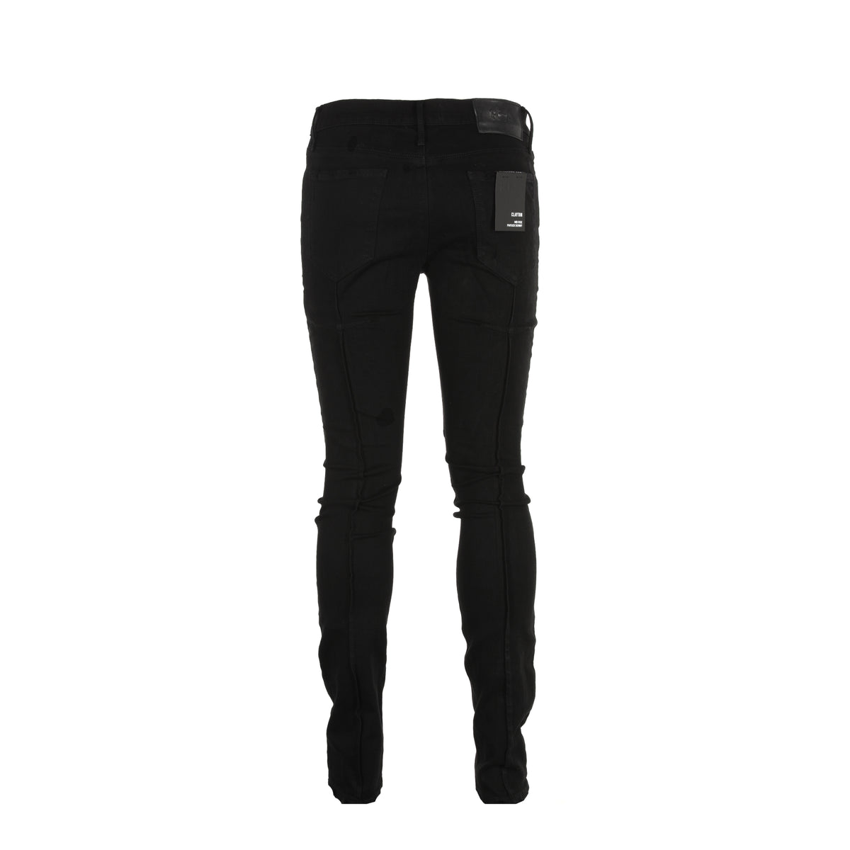 RtA Clayton Black Destroyed Men's Skinny Jeans