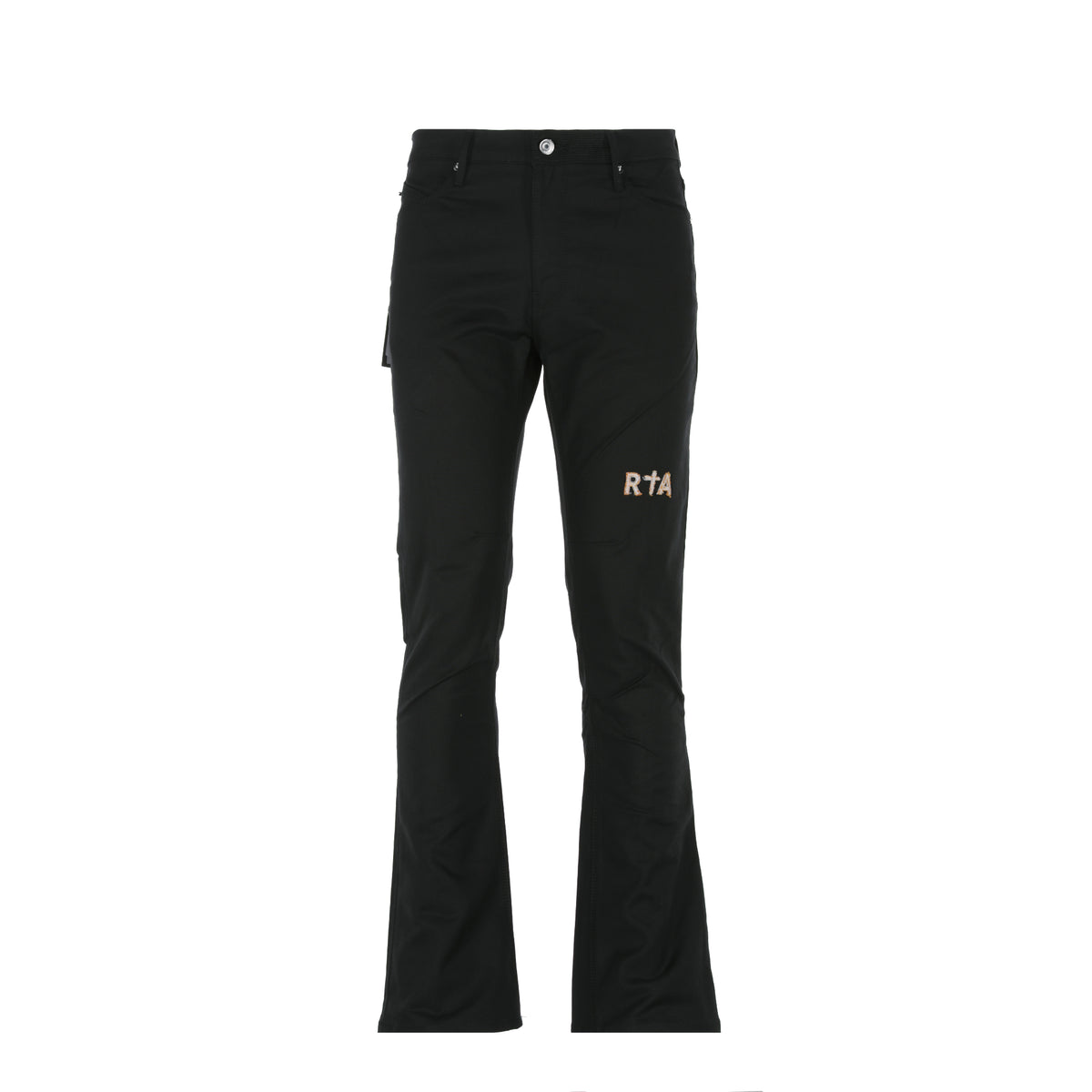 RtA Denis Skinny Mini Flare Men's Black Jeans - SIZE Boutique