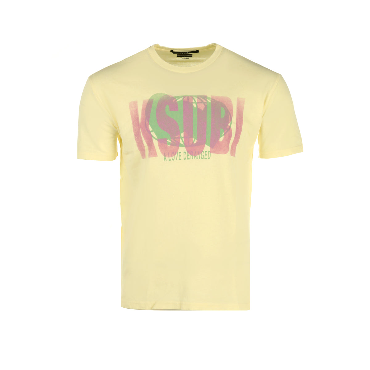  Ksubi Deranged Kash Men's SS Tee Lemon