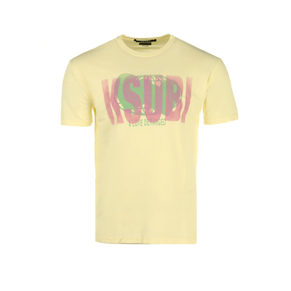  Ksubi Deranged Kash Men's SS Tee Lemon