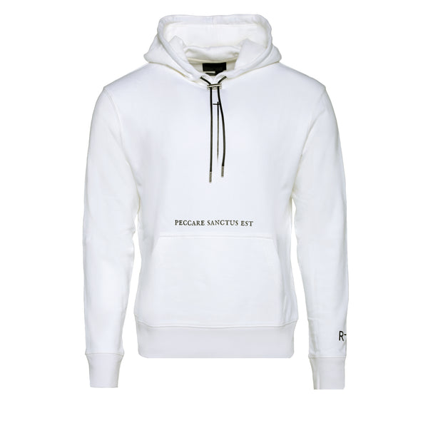 RtA Brand Dion White Sins Men's Graphic Hoodie - SIZE Boutique