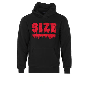 SIZE Merch  Drip Hoodie Black