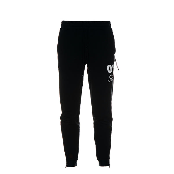 C.P. Company Diagonal Fleece Men's Sweatpants Black