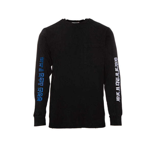 Lifted Anchors LA Carter Long Sleeve Tee Black