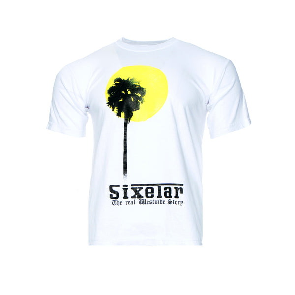 Sixelar Sun White Men's SS Graphic Tee White