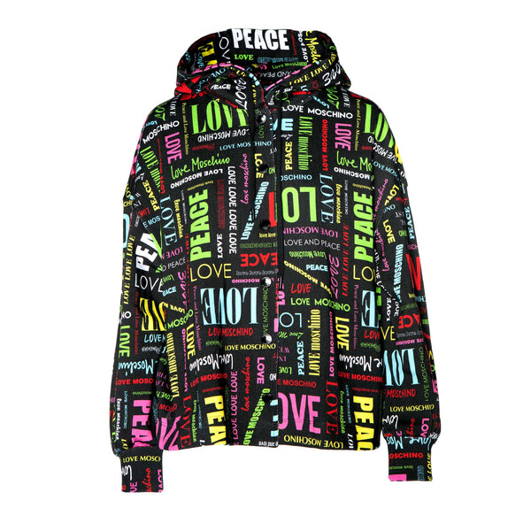LOVE Moschino All Over Logo Jersey Women's Jacket