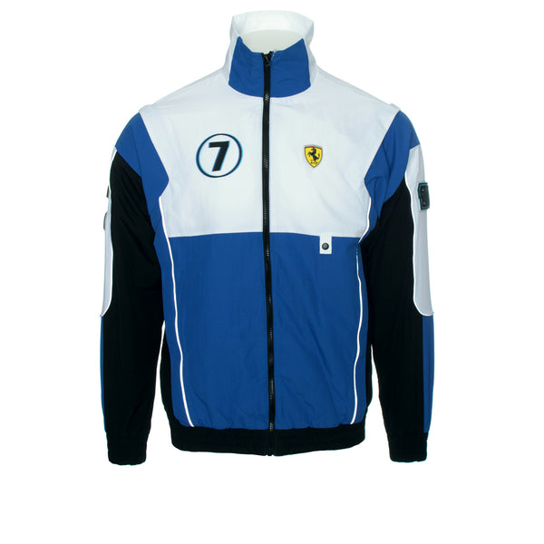 Scudera Ferrari Street Woven Men's Jacket White/Blue