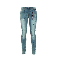 Black Denim "Atrium" Men's Skinny Designer Jeans