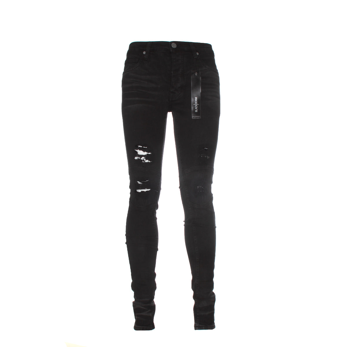 Black Denim Silver Lake Super Skinny Jeans Black