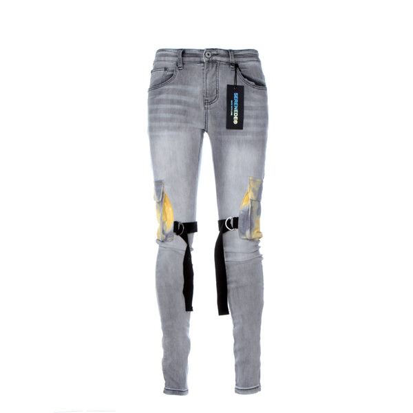 Serenede Nebula 8 Cargo Men's Designer Jean