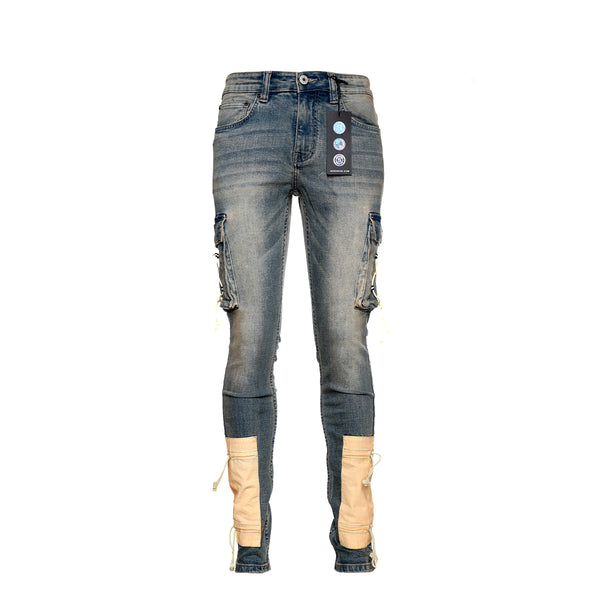 SERENEDE Infinity 8 Cargo Men's Skinny Jeans
