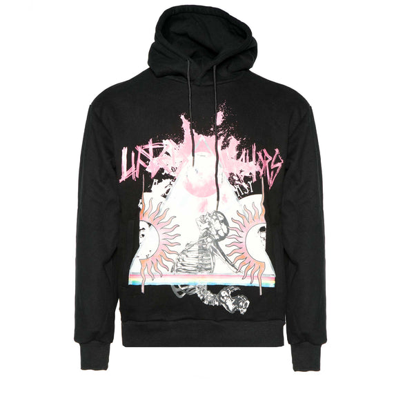 Lifted Anchors Men's Black Disco Hoodie