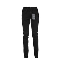 Six Week Residency Black Raw Desert Destroyed Men's Skinny Jeans