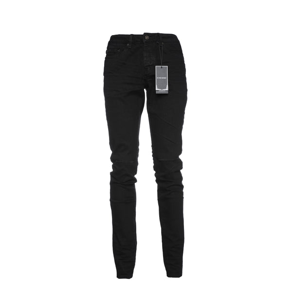 Six Week Residency Black Raw Desert Destroyed Men's Skinny Jeans