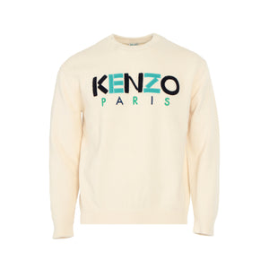 KENZO Paris Wool Men's Beige Jumper