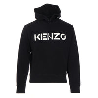 FW20 Kenzo Paris New Logo Classic Men's Hoodie Black 