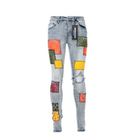  SERENEDE New World Men's Skinny Fit Jeans