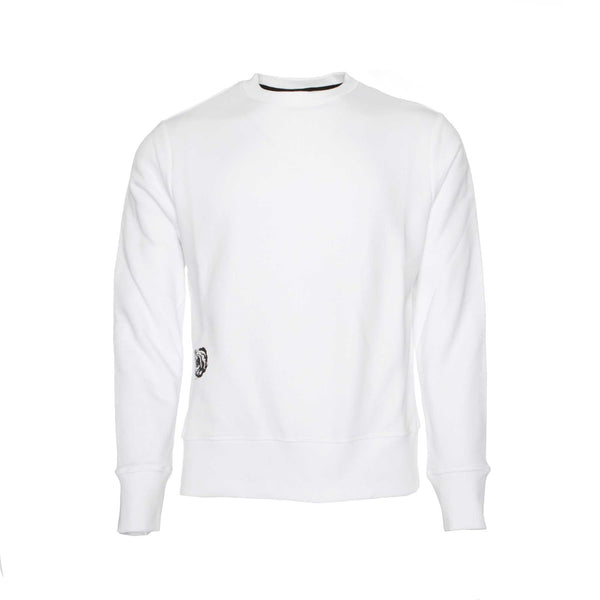 Tim Coppens Collage Crew Sweater White