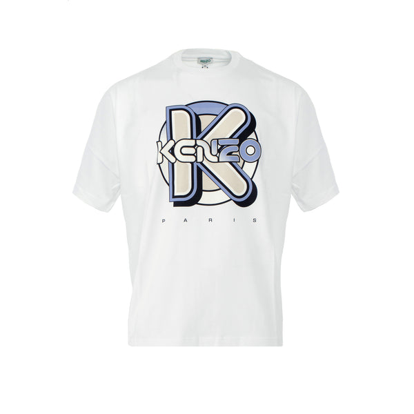KENZO Paris Wetsuit Kenzo Oversized Graphic T-shirt White 