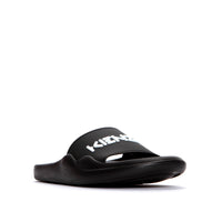 Kenzo Paris FW20 Pool Mules Kenzo Logo Men's Slides Black