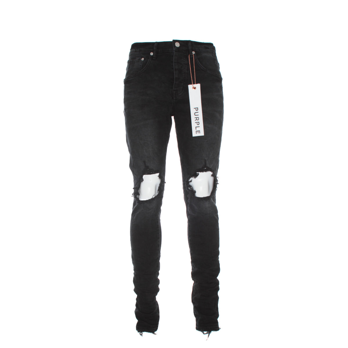 P002 Black Wash Blowout Jean